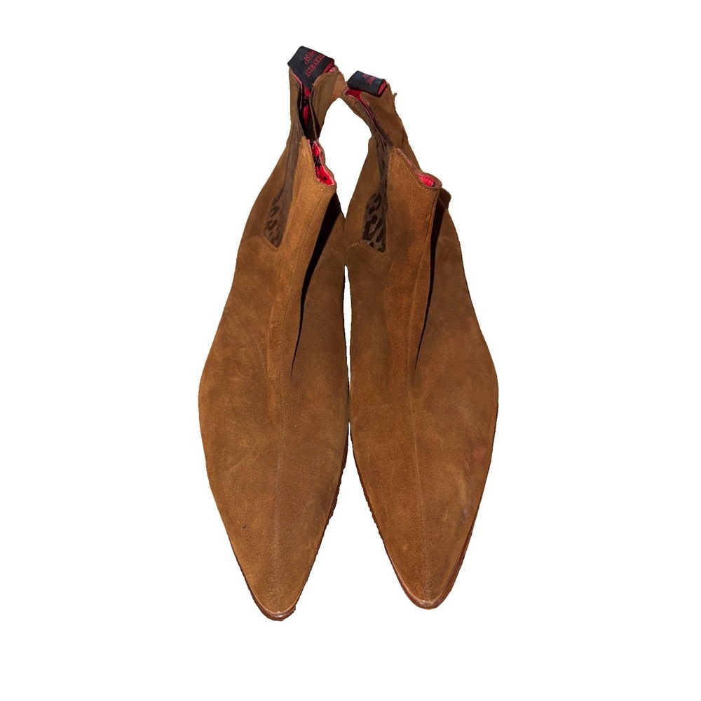 Jeffrey-west "adament" brown suede gusset chelsea Boots Size 13 UK 12